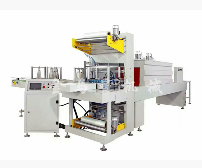 全自動飲料、飲用水PE膜包機、包裝機